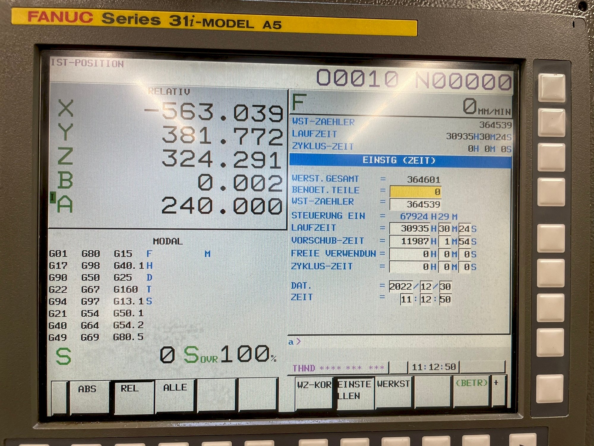 FANUC Series 31i-MODEL A5 Controller (Used)